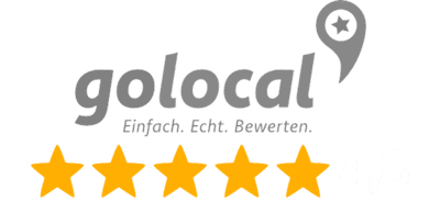 4,8 Sterne Bewertung auf GoLocal für unsere Kölner Zahnartzpraxis